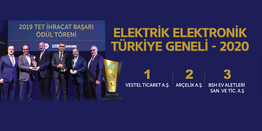 TET 2020 İhracat Başarı Ödülleri