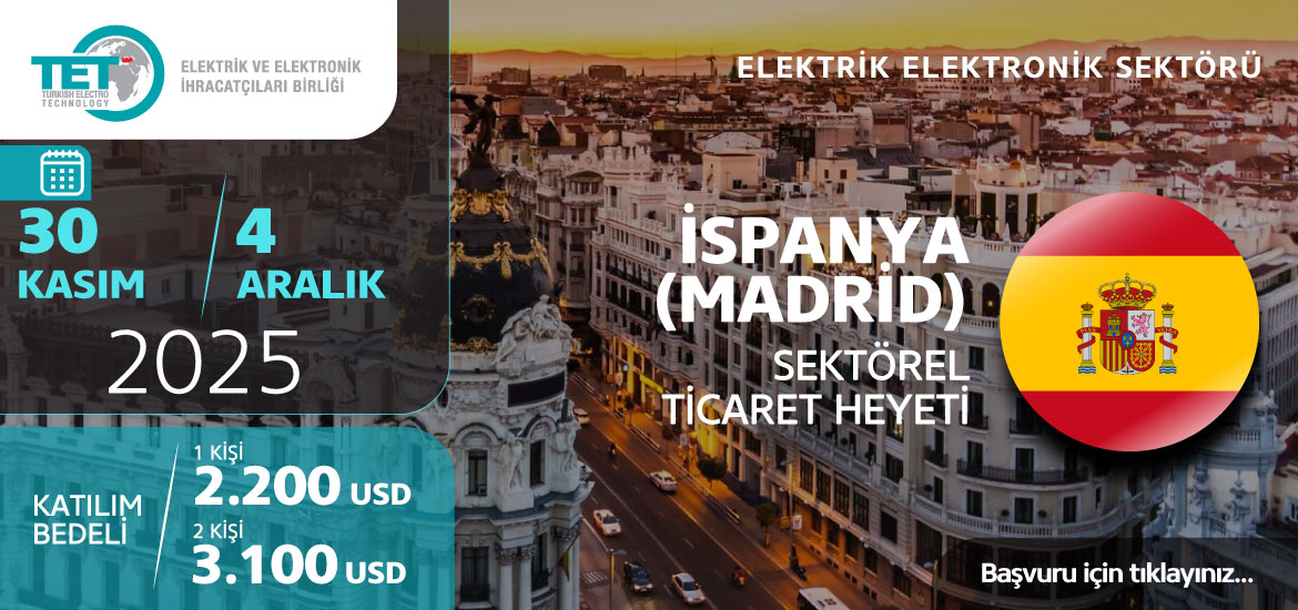 İspanya (Madrid) Sektörel Ticaret Heyeti